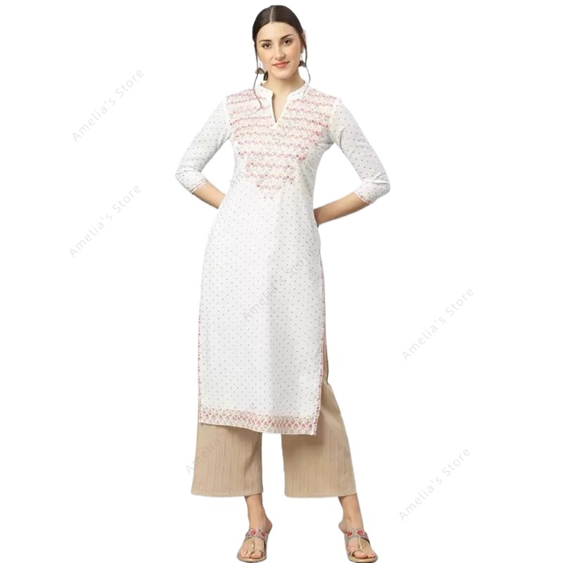 Summer Clothing Pakistan - Kurta Feminina Indiana de Rayon, Kurti