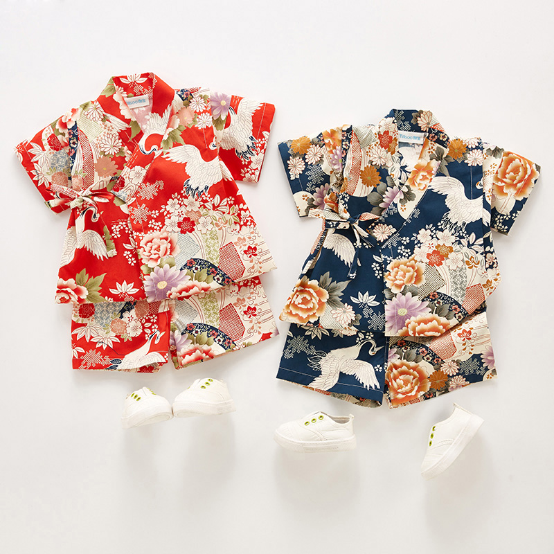 Summer Clothing Baby Girl - Roupa Yukata de Verão para Crianças,