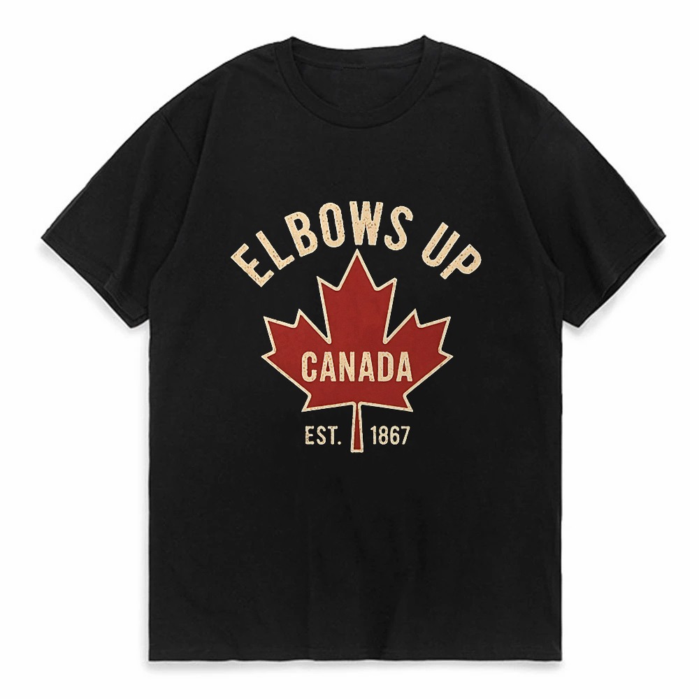 Summer Clothing Women Canada - Camiseta Elbows Up Canada para Homens