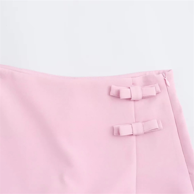 Saia Mini Rosa e Branca Femini - Summer Zara avaliação e preço