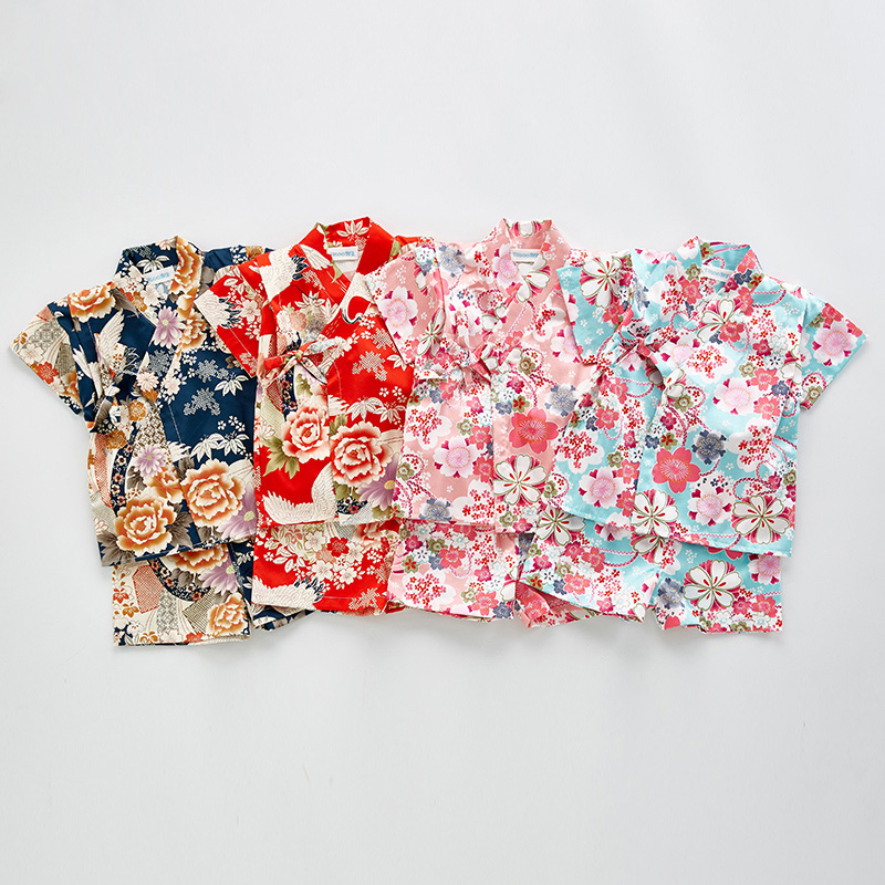 Roupa Yukata de Verão para Cri - Summer Clothing Baby Girl avaliação e preço