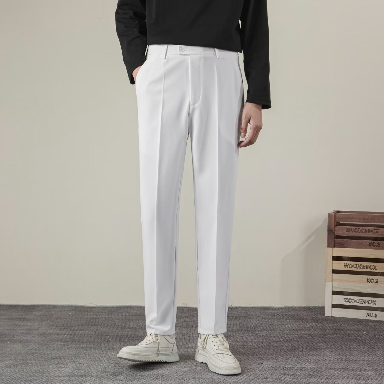 Verão masculino cor sólida em  - Summer Clothing Brands avaliação e preço