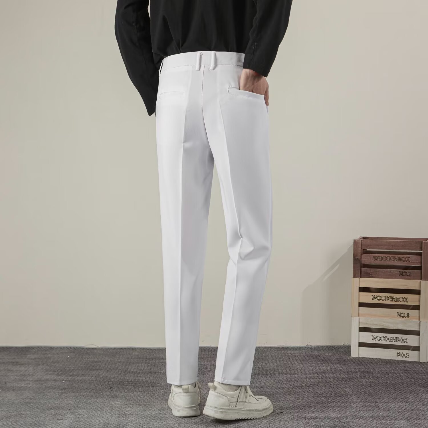 Verão masculino cor sólida em  - Summer Clothing Brands avaliação e preço